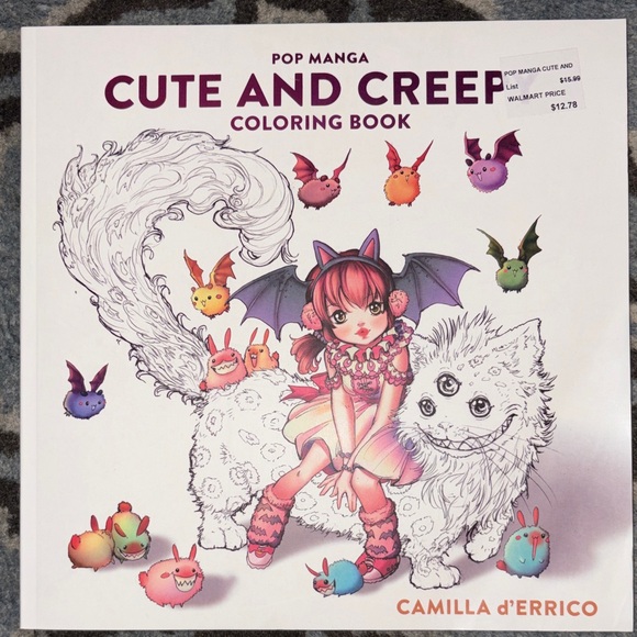 New Pop Manga Coloring Book Set by Camilla d’errico. - Picture 4 of 12